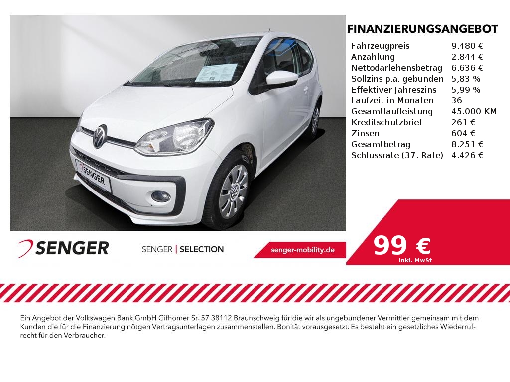 Volkswagen up 1.0 move up Maps&More