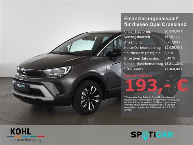 Crossland Elegance 1.2 Turbo Automatik Temp Klimaautom DAB