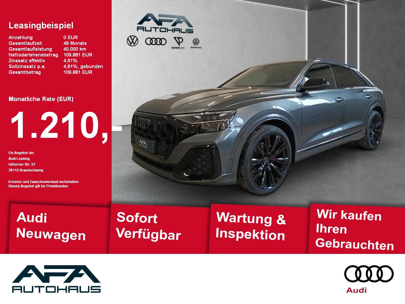 Q8 50 TDI quattro tiptr. HUD*Pano*B&O*StdHz