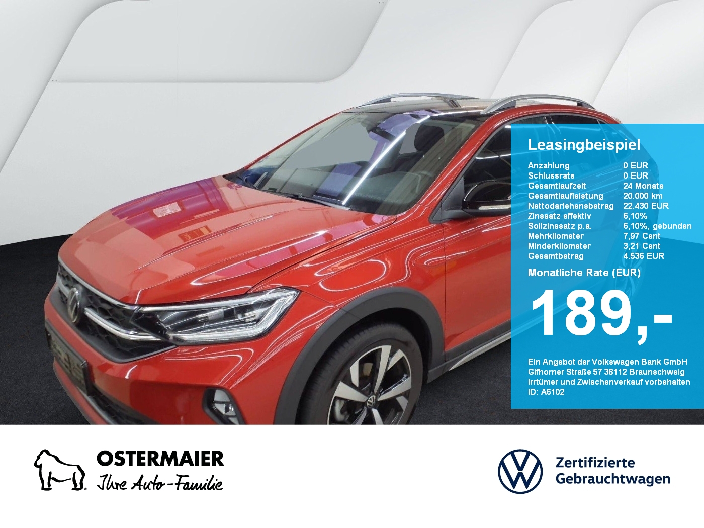 Volkswagen Taigo 1.0 TSI STYLE 116PS VC APP-C