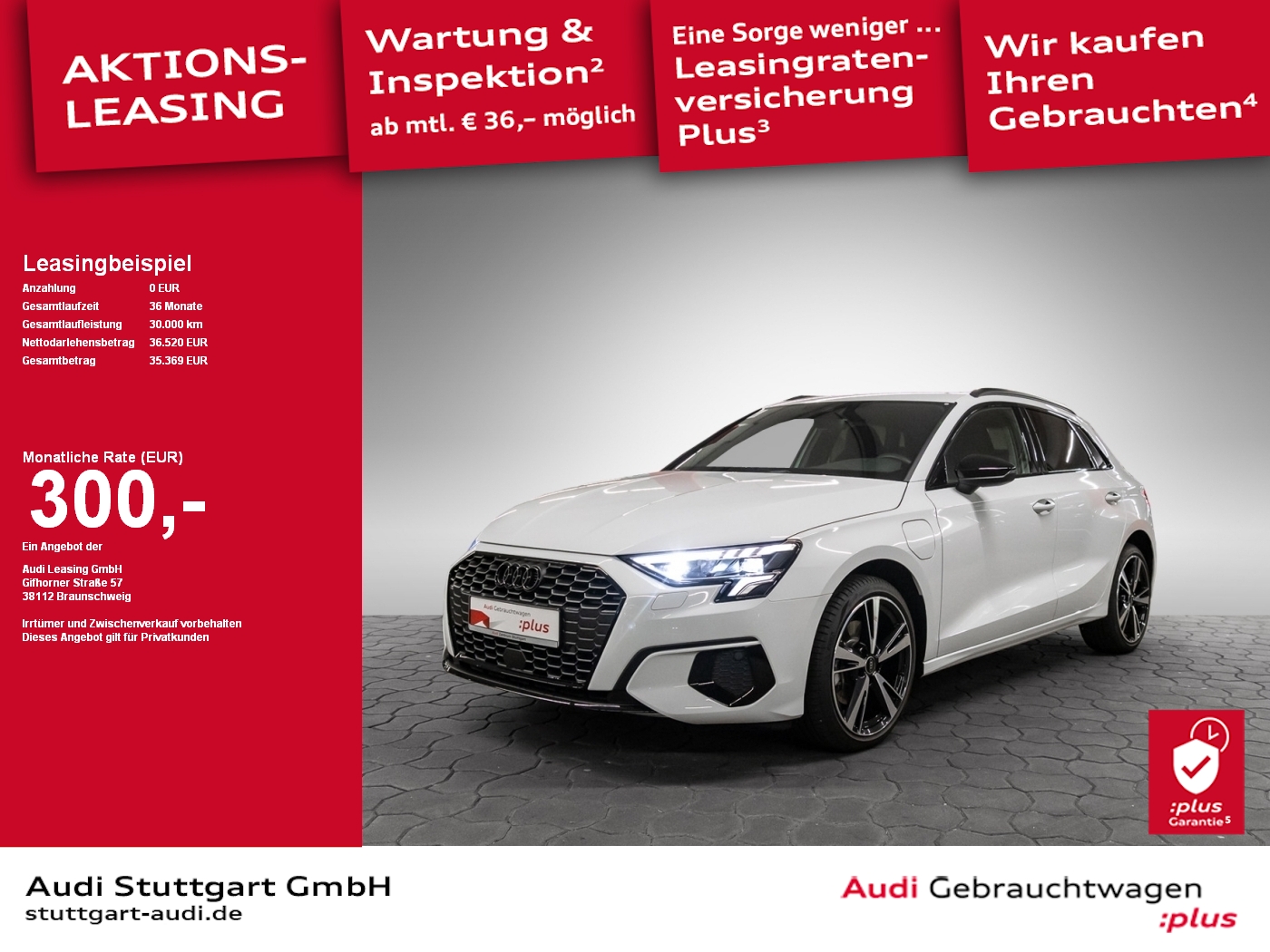 Audi A3 Sportback advanced 40 TFSI e VC