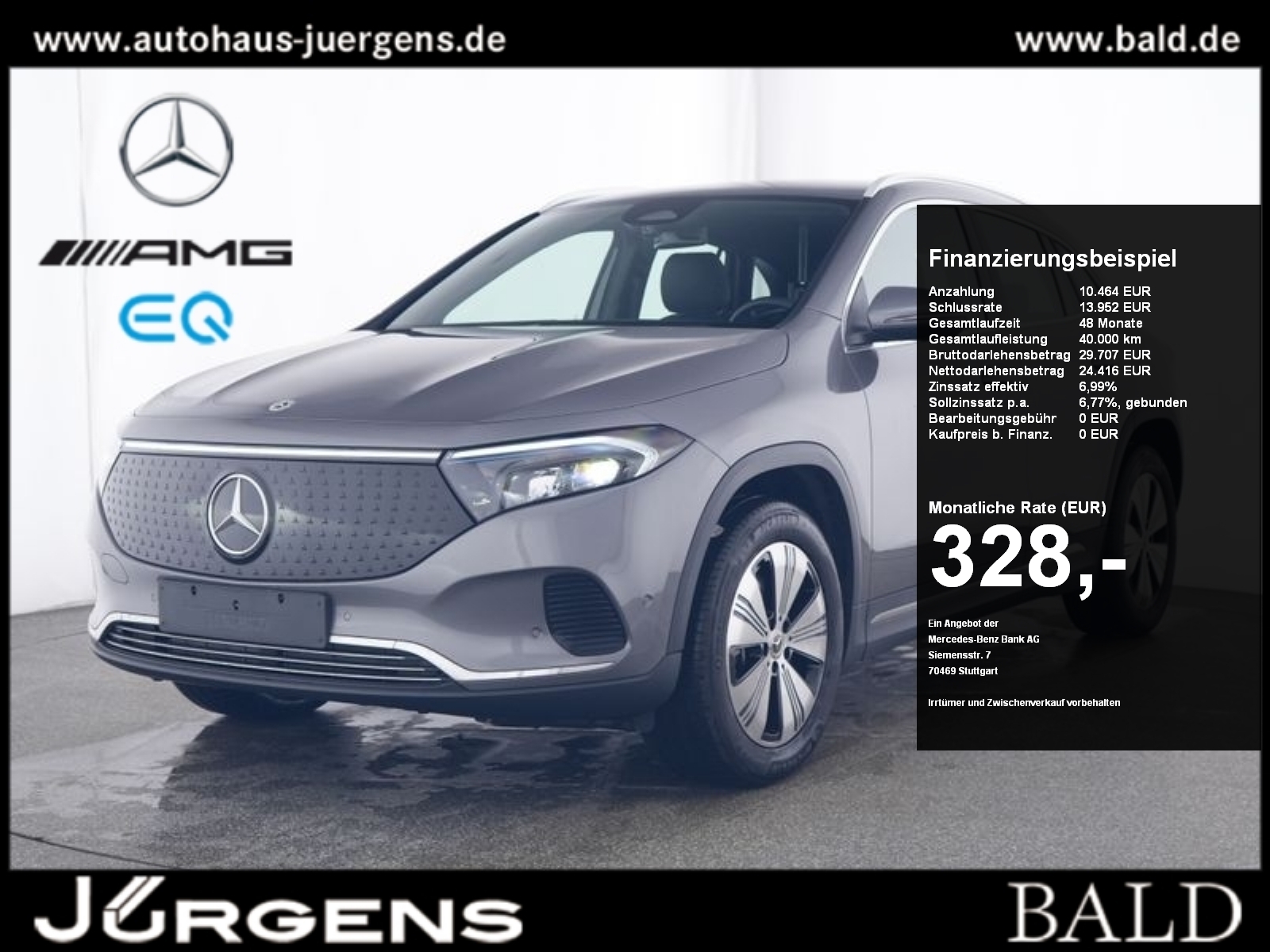 Mercedes-Benz EQA 250 Progressive EASY-P Ambiente