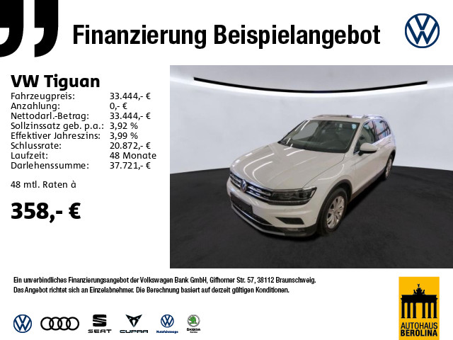Tiguan 2.0 TDI 4M Highline DSG *AHK*360°*HuD*