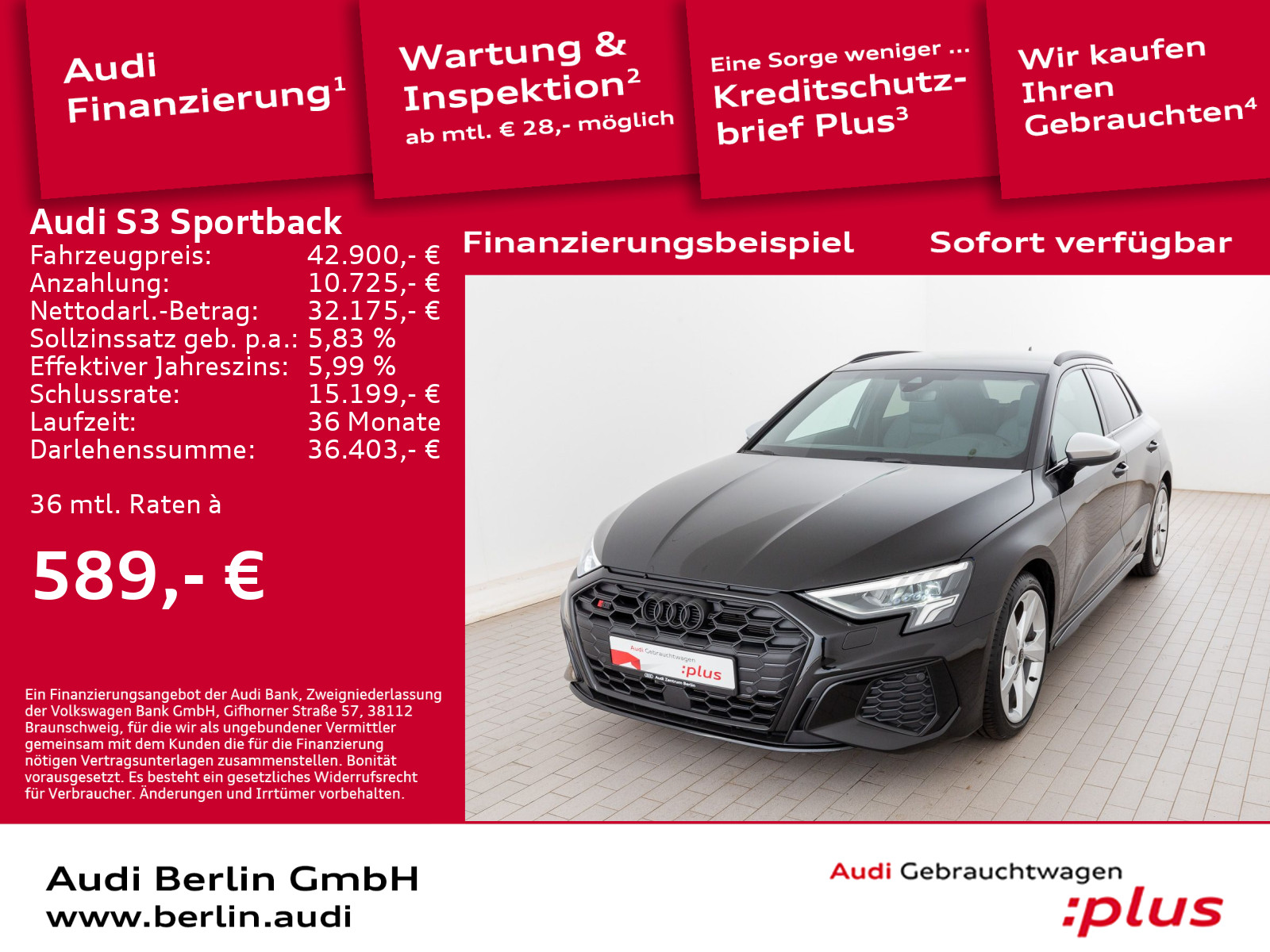 Audi S3 Sportback TFSI