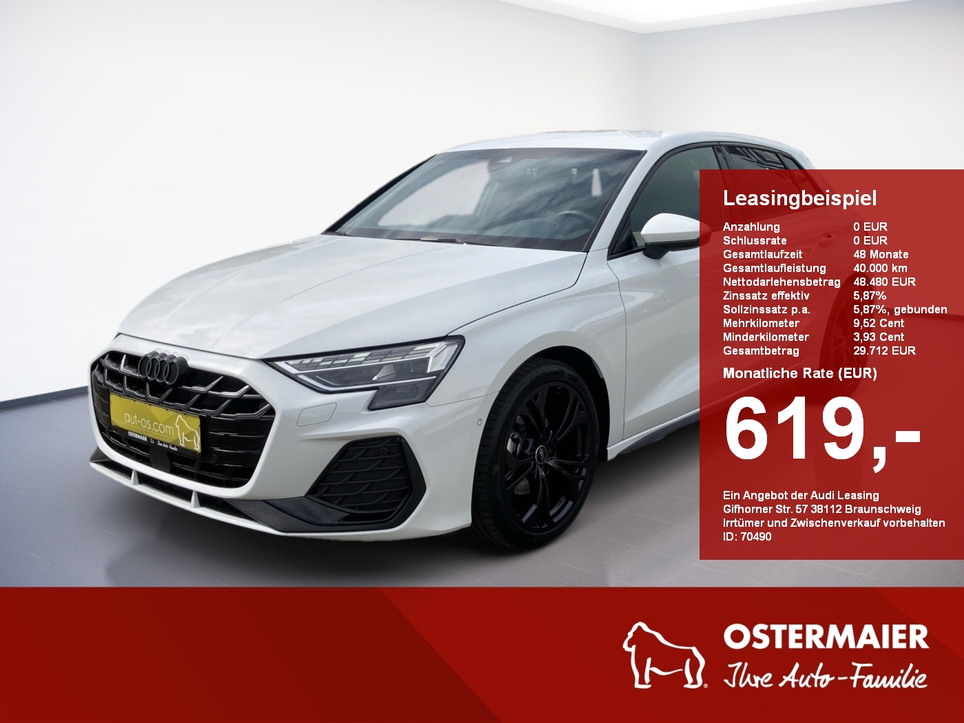 A3 Sportback S-LINE 35TDI 150PS.STRONIC.MATRIX.NAVI.AC-AUTOM.B&O.KAMERA.VIRTUAL.PDC