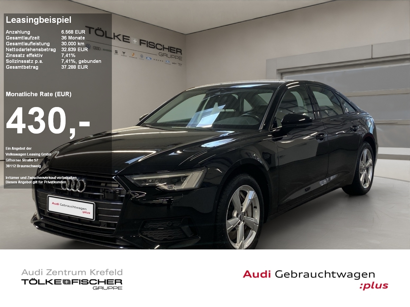 Audi A6 2.0 TFSI quattro 50 e sport STH ParkAss