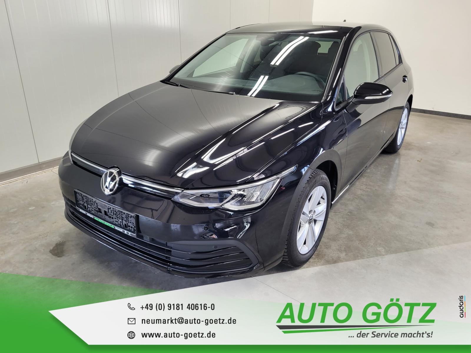 Golf Life DSG Navi*LED*ACC*Kamera*LichtAssist*Induktiv Laden*Lenkradheiz*SmartLink*PDC*vo+hi*Sitzheiz*Freispr.*VZE*DigiCockpit*SpurAssist*Sunset*DAB*4xEFH*Armlehne*Connect*Alu*Metallic