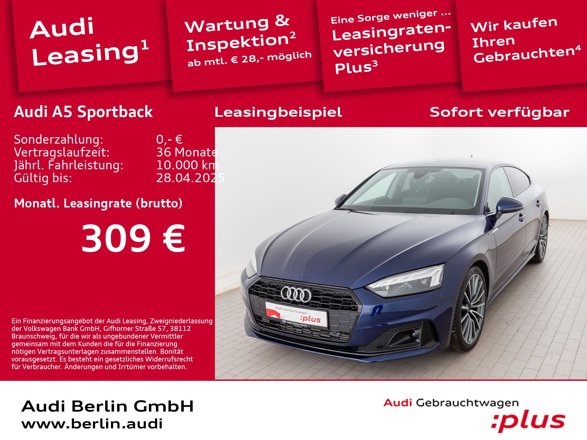 Audi A5 Sportback Advanced 35 TFSI
