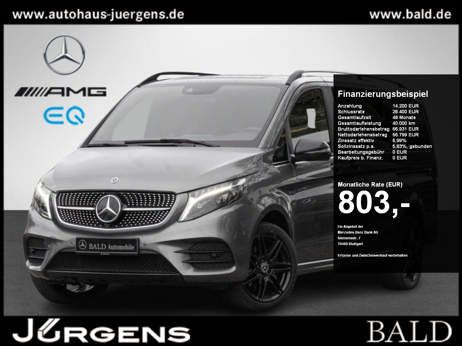 Mercedes-Benz V 300 NIGHT AVANTGARDE L AMG
