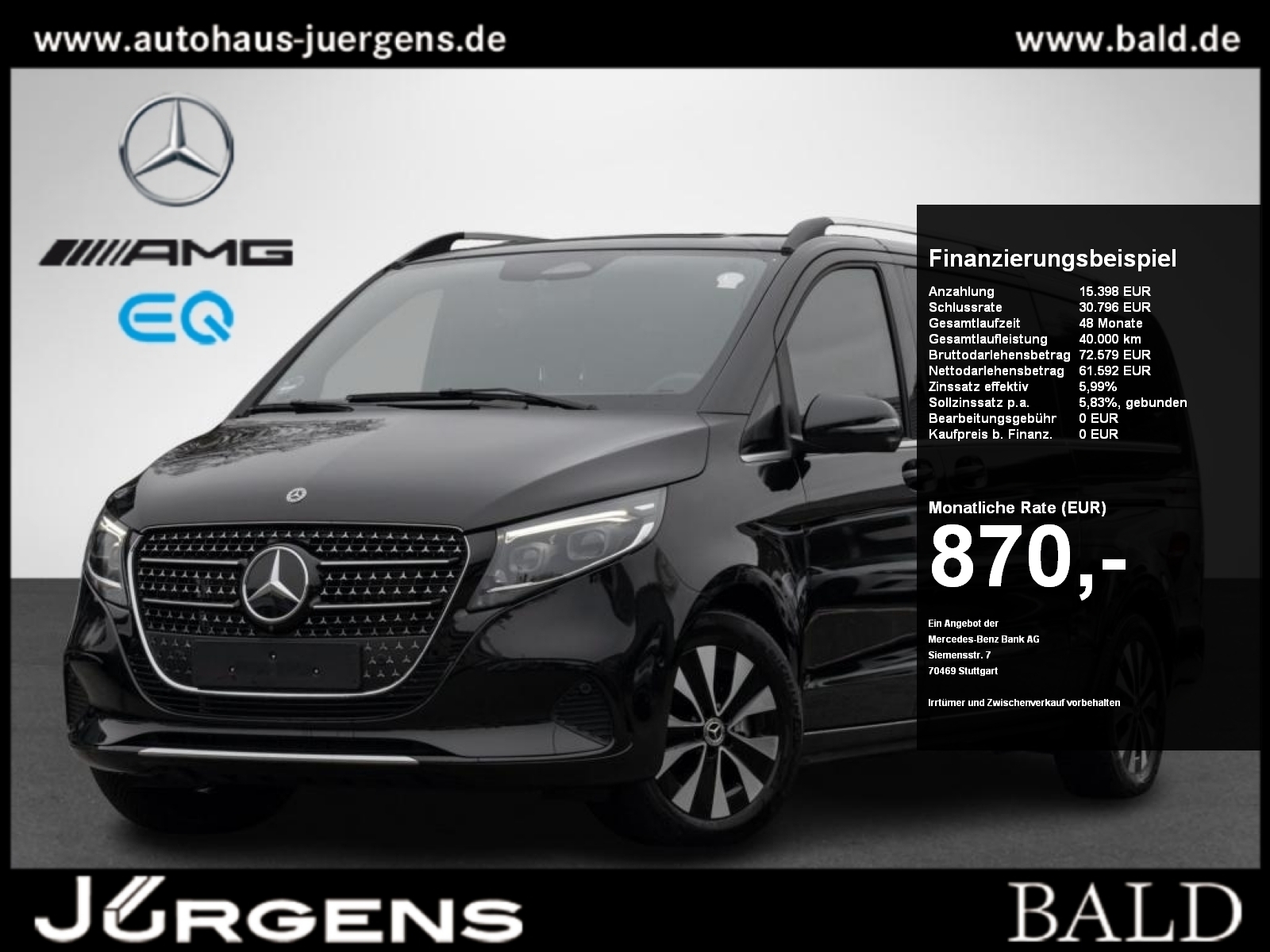 Mercedes-Benz V 300 V 300 XL Avantgarde