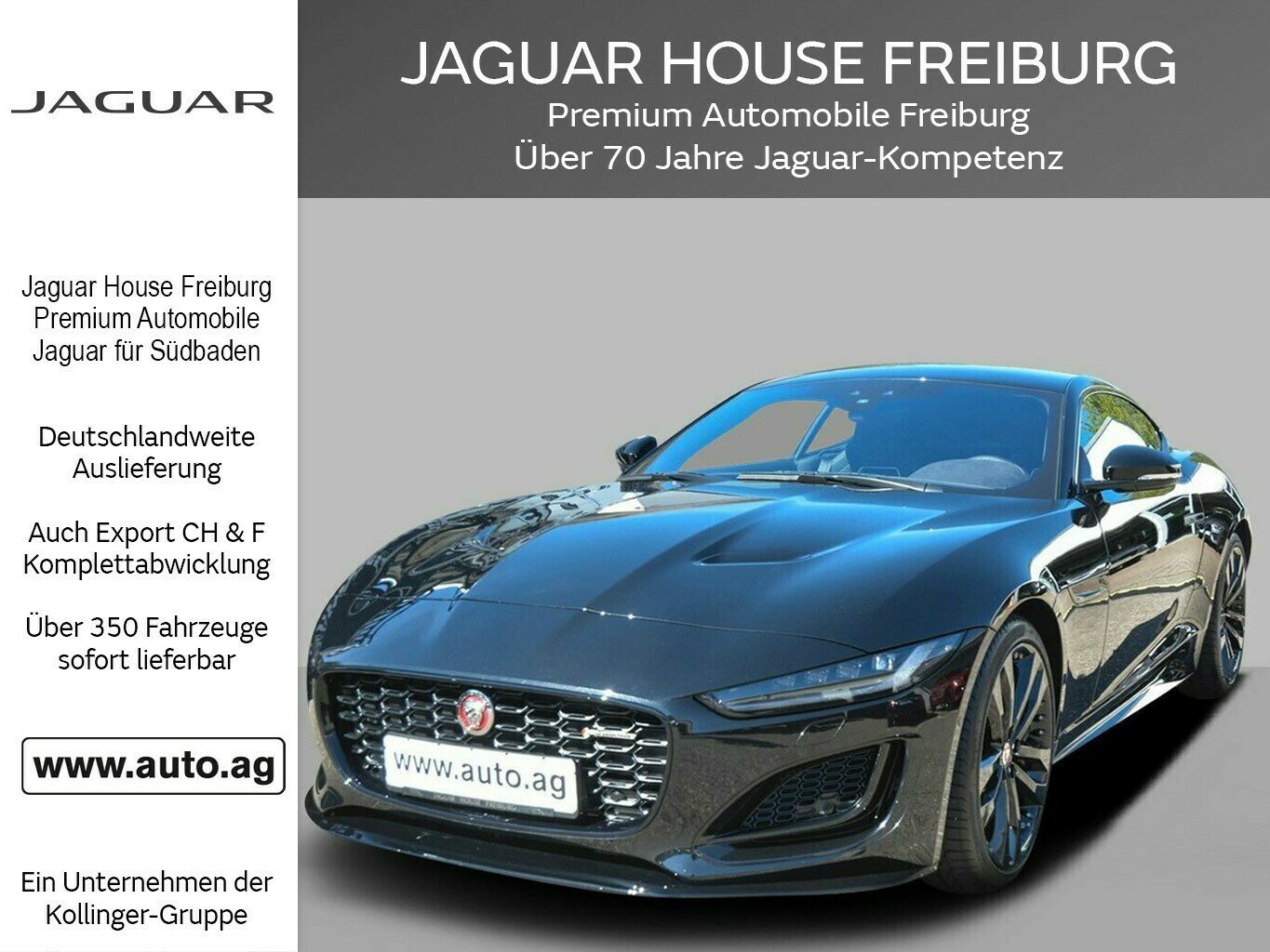 Jaguar F-Type P450 AWD V8 R-DYNAMIC GAR 2028 APPROVED