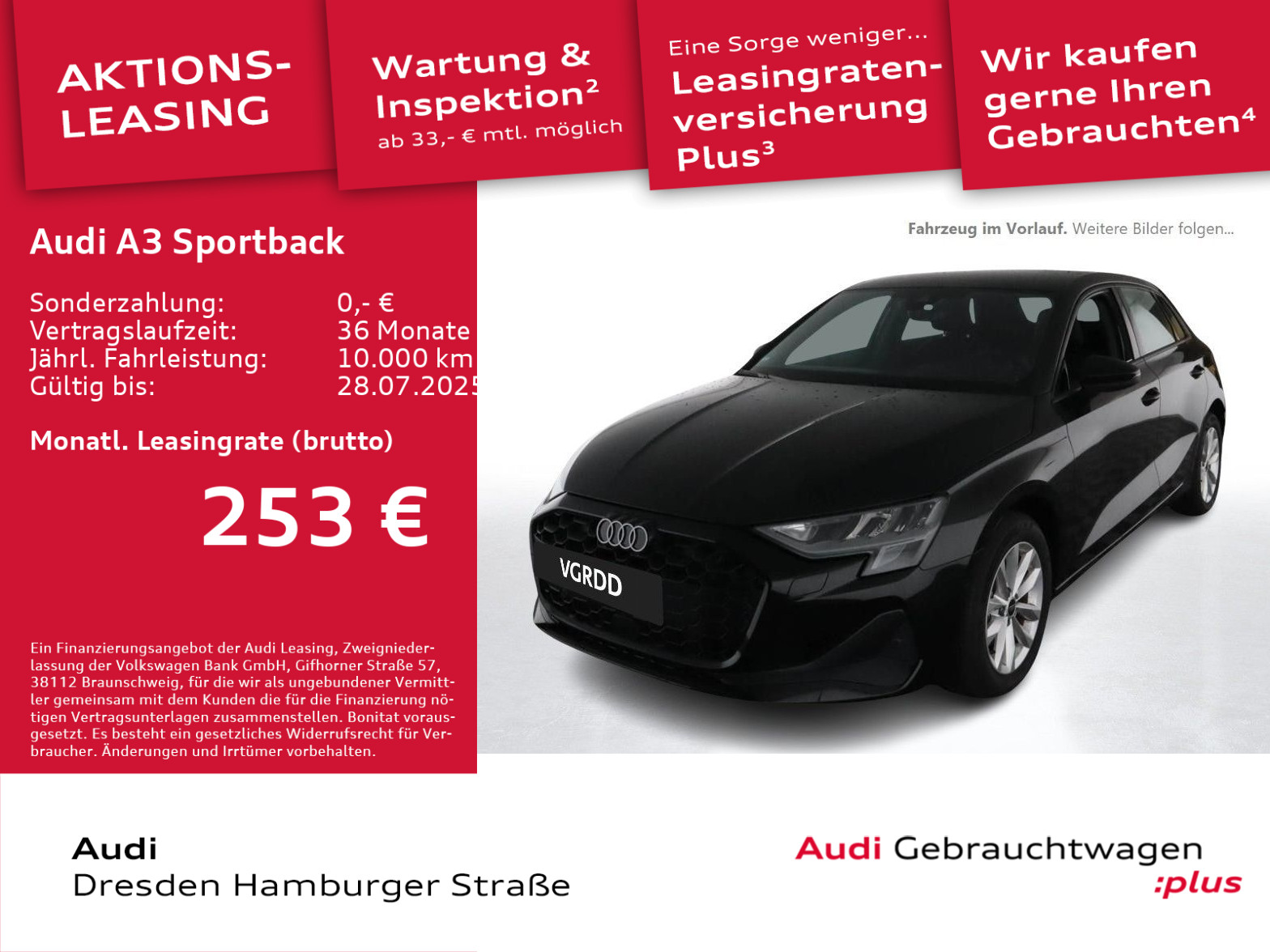 A3 Sportback 30 TFSI Navi