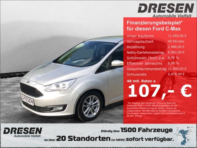 Ford C-Max 1.0 l Business Edition EcoBoost Ambiente Beleuchtung