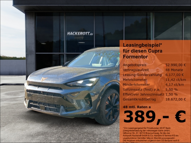 Formentor VZ 1.5 e-HYBRID 200 kW (272 PS) 6-Gang-DSG