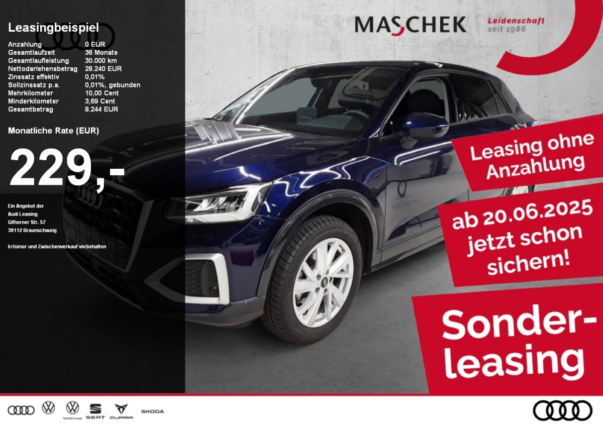 Q2 Advanced 35 TFSI AHK LED VC PDC GRA DAB Sitzh