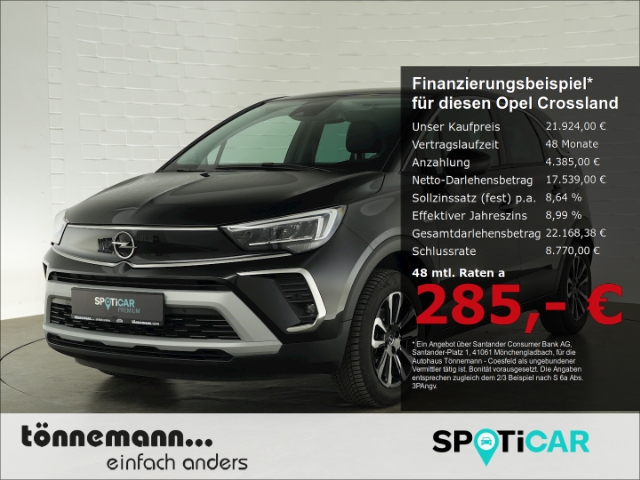 Crossland ELEGANCE PAKET AT+LED+NAVI+RÜCKFAHRKAMERA+SITZ-/LENKRADHEIZUNG+AGR SITZ+FRONTKAMERA