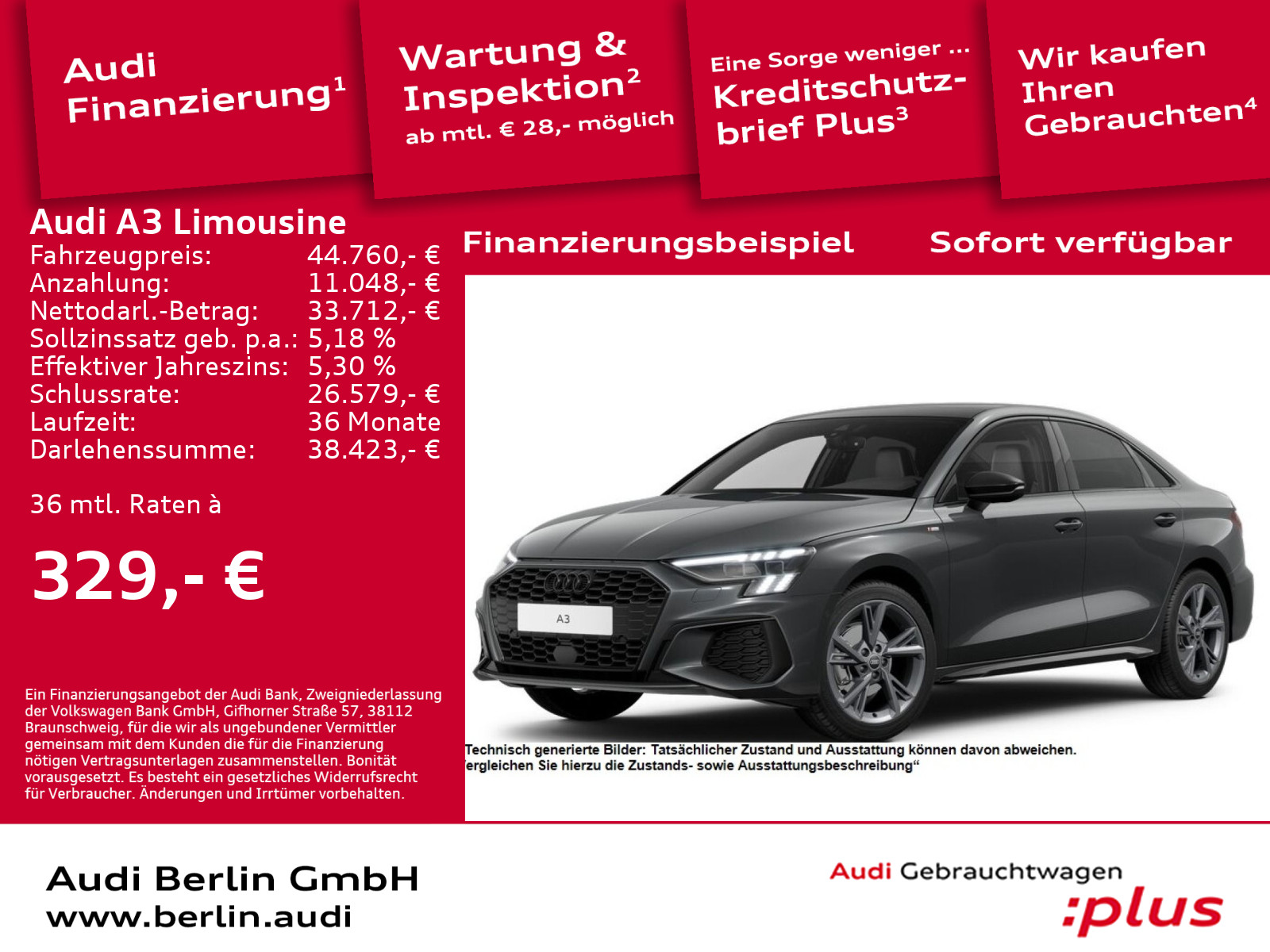 A3 Limousine S line 35 TFSI S tronic