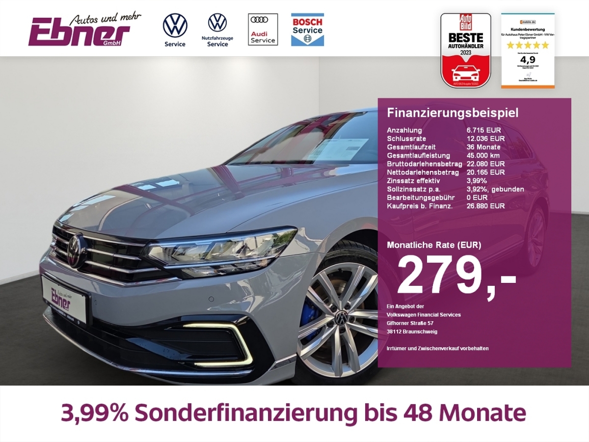 Passat Variant GTE DESIGN PHEV DSG ALCANTARA+KAMERA+4xSITZHZG+18 ALU!
