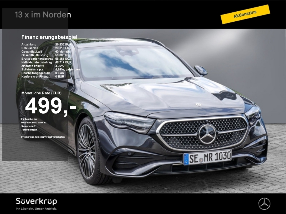 Mercedes-Benz E 220 d T AMG Night Burm4D