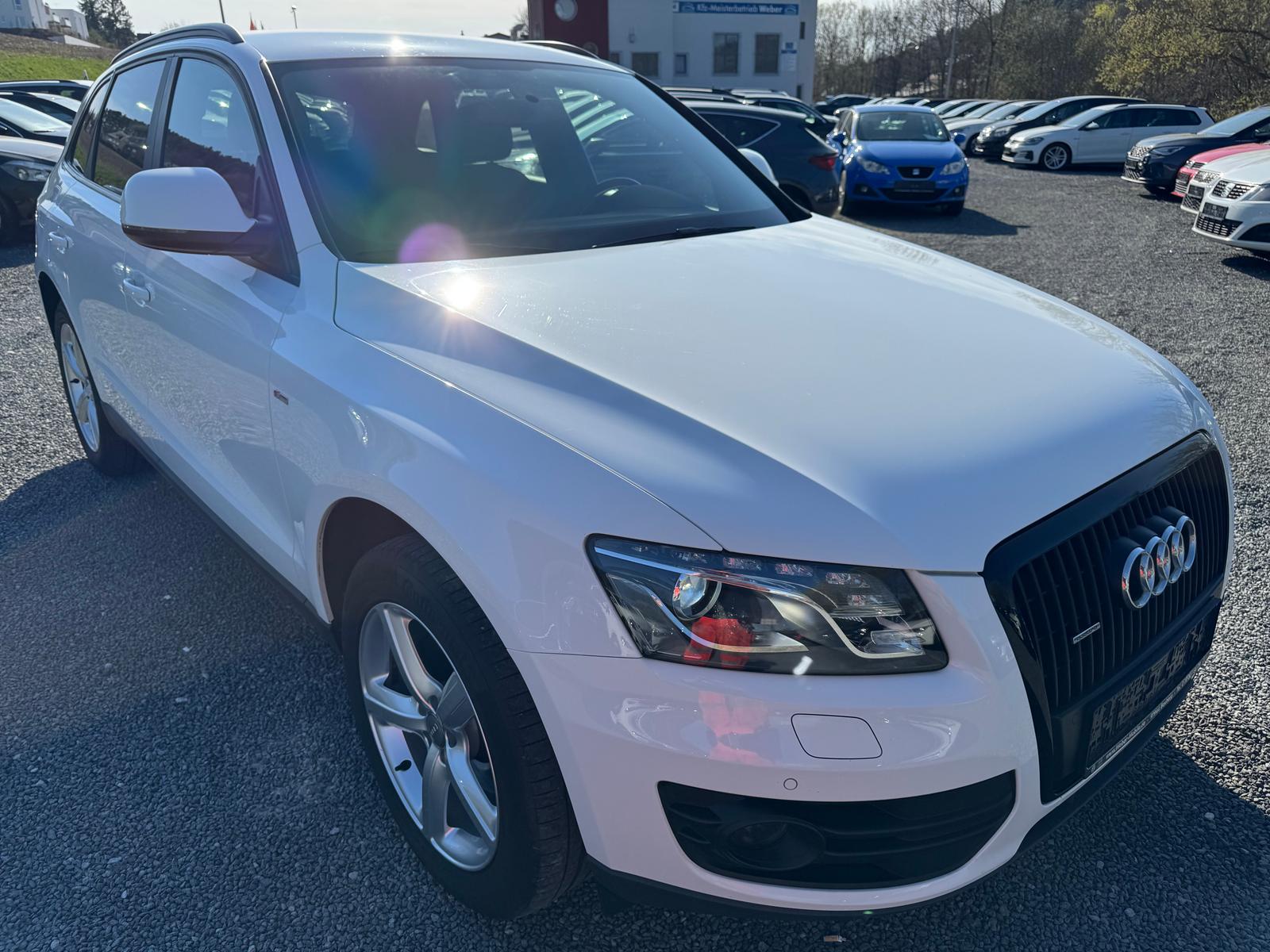 Q5 2.0 TDI *S-Tronic*S-line*PDCHI+VO*NAVI*TEMPOMAT*SHZ*LED *HECKKLAPPE-ELEKTRISCH*DACHRELING*