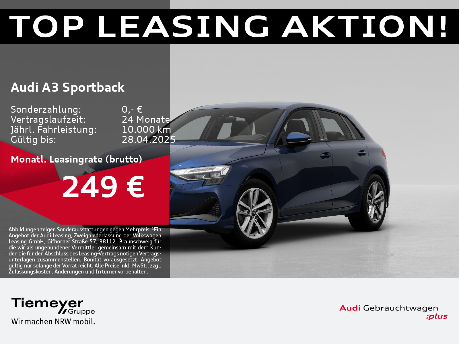A3 Sportback 35 TDI LED AHK NAVI+ SPORTSITZE