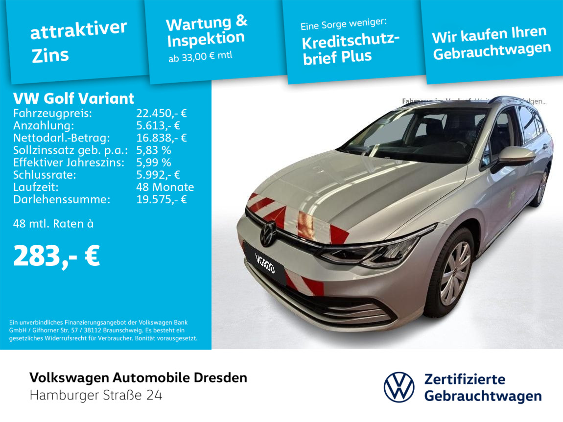Volkswagen Golf Variant 1.0 TSI Golf VIII Life LANE