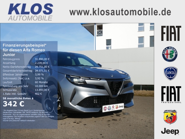 Alfa Romeo Junior 1.2 IBRIDA SPECIALE VGT 136PS DCT6 TECHNOLOGIE